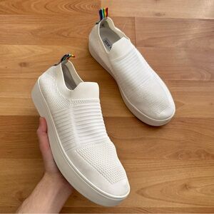 Steve Madden Beale Platform Slip-On Sneakers Rainbow Pride US 10 BEAL01S1